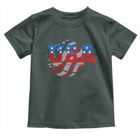 Basketball Toddler T Shirt USA Patriotic American Flag Stars and Stripes Team Sport Fan