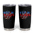 Basketball Tumbler Cup USA Patriotic American Flag Stars and Stripes Team Sport Fan