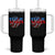 Basketball Tumbler With Handle USA Patriotic American Flag Stars and Stripes Team Sport Fan