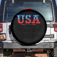 USA Patriotic Spare Tire Cover Red White Blue Stars