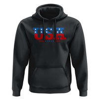 USA Patriotic Hoodie Red White Blue Stars