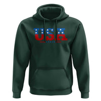 USA Patriotic Hoodie Red White Blue Stars