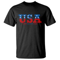 USA Patriotic T Shirt Red White Blue Stars