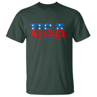 USA Patriotic T Shirt Red White Blue Stars