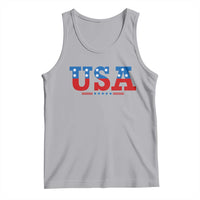 USA Patriotic Tank Top Red White Blue Stars
