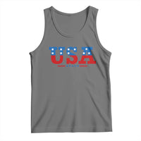 USA Patriotic Tank Top Red White Blue Stars