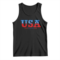 USA Patriotic Tank Top Red White Blue Stars