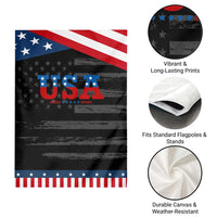 USA Patriotic Garden Flag Red White Blue Stars