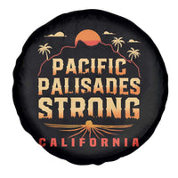 Pacific Palisades Strong Spare Tire Cover Support California LA Relief