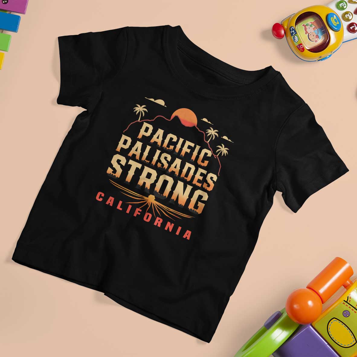 Pacific Palisades Strong T Shirt For Kid Support California LA Relief