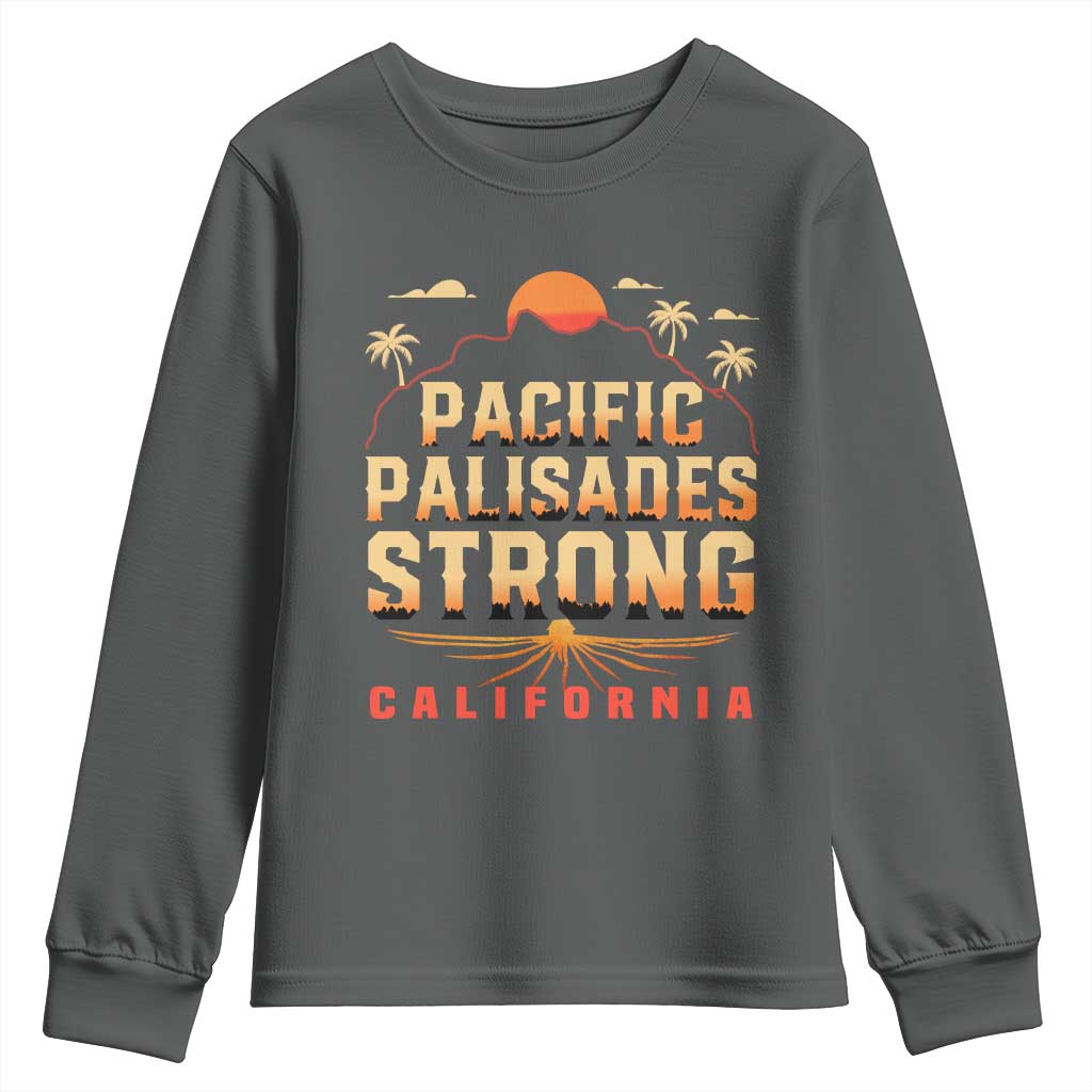 Pacific Palisades Strong Youth Sweatshirt Support California LA Relief