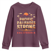 Pacific Palisades Strong Youth Sweatshirt Support California LA Relief