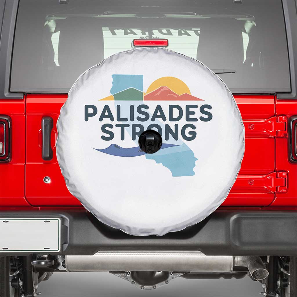 Palisades Strong Spare Tire Cover Support California LA Relief
