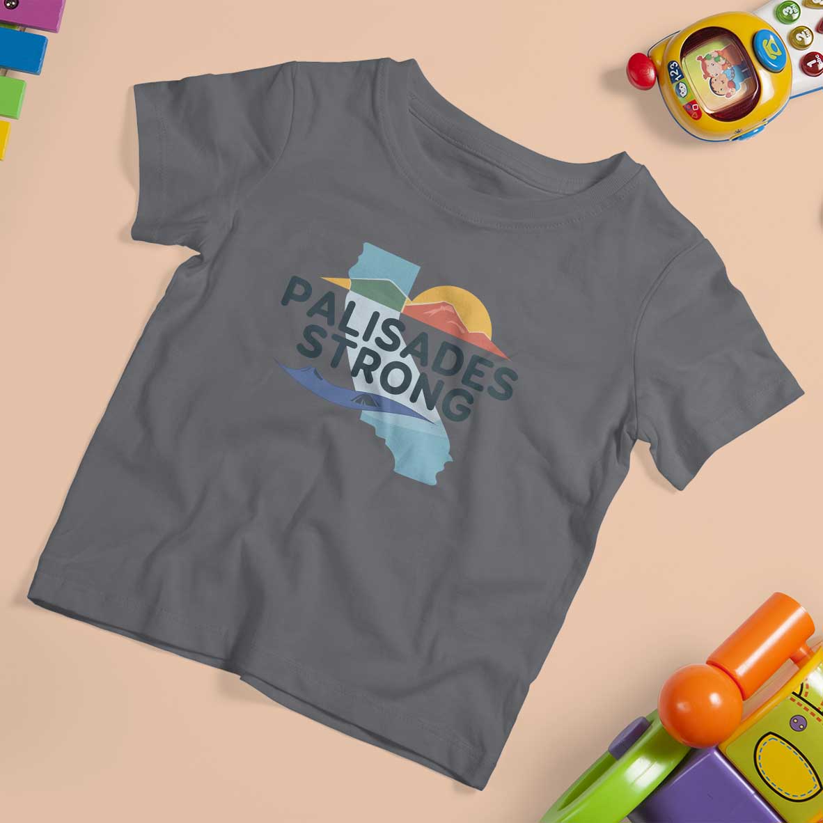Palisades Strong T Shirt For Kid Support California LA Relief