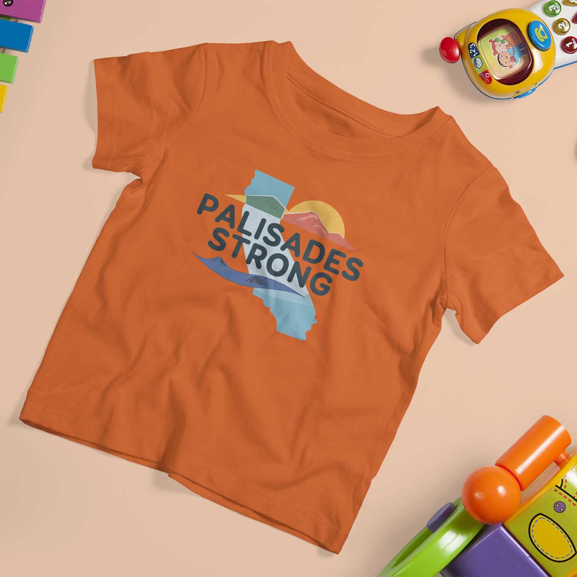 Palisades Strong T Shirt For Kid Support California LA Relief