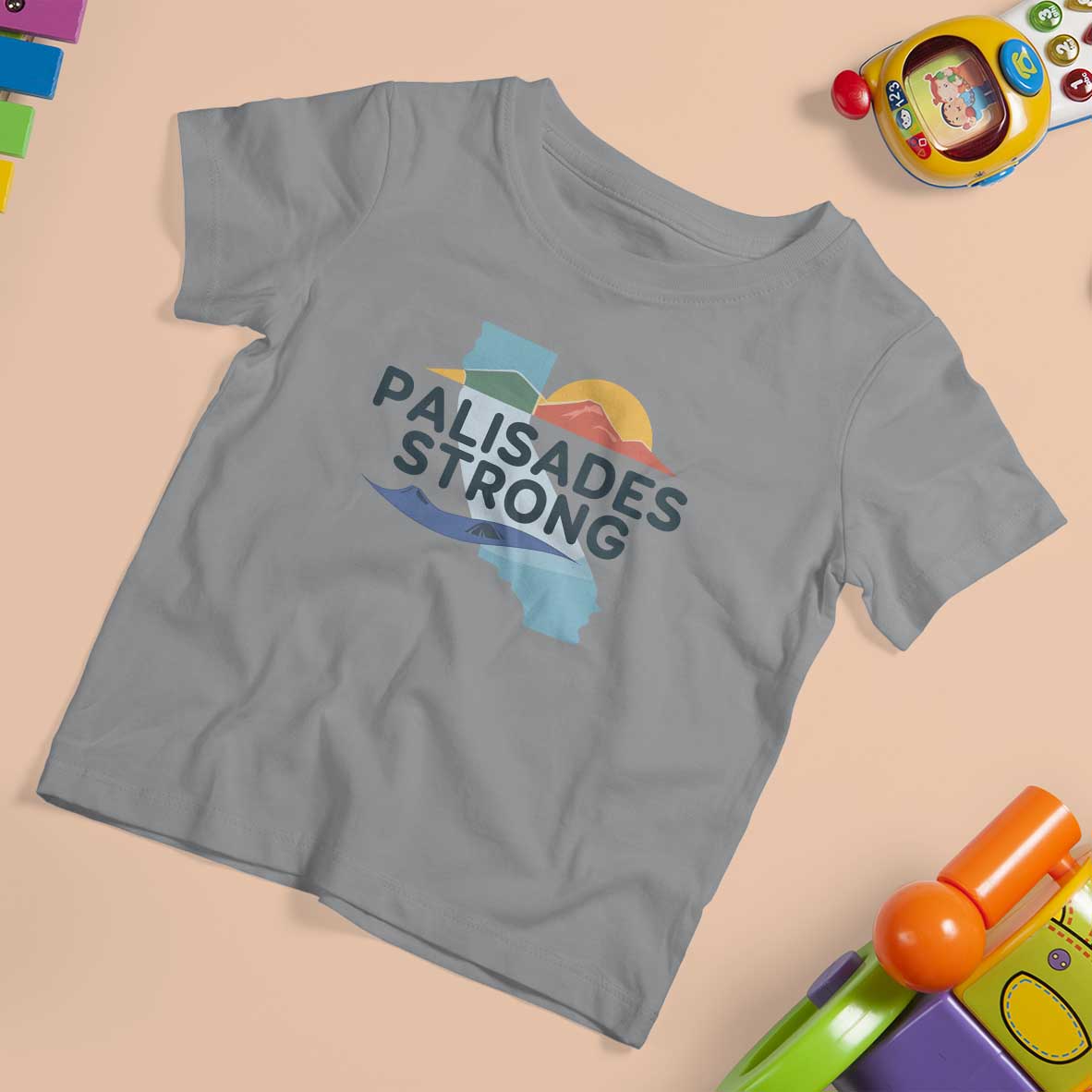 Palisades Strong T Shirt For Kid Support California LA Relief