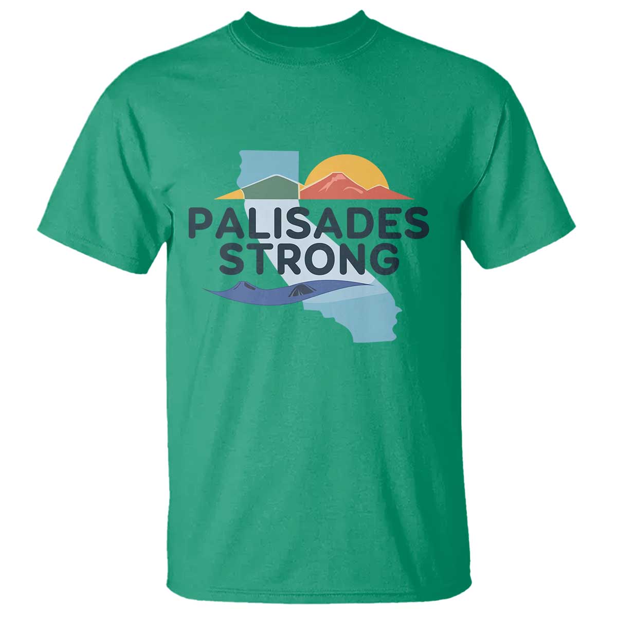 Palisades Strong T Shirt Support California LA Relief