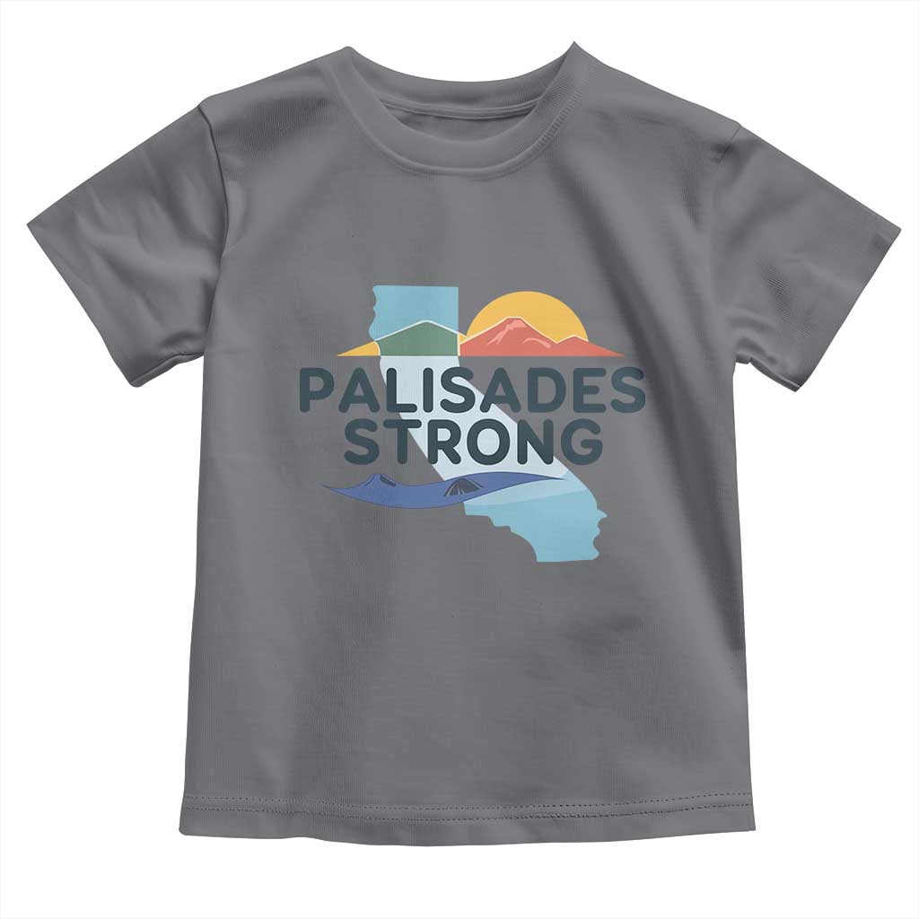 Palisades Strong Toddler T Shirt Support California LA Relief
