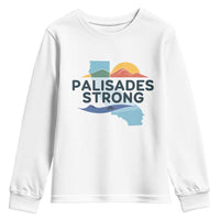 Palisades Strong Youth Sweatshirt Support California LA Relief