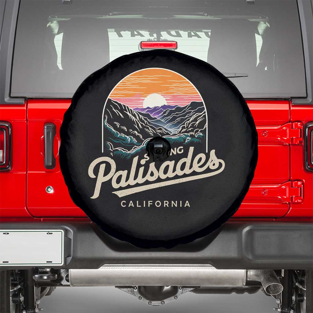 Palisades Strong Spare Tire Cover Support California LA Relief Vintage