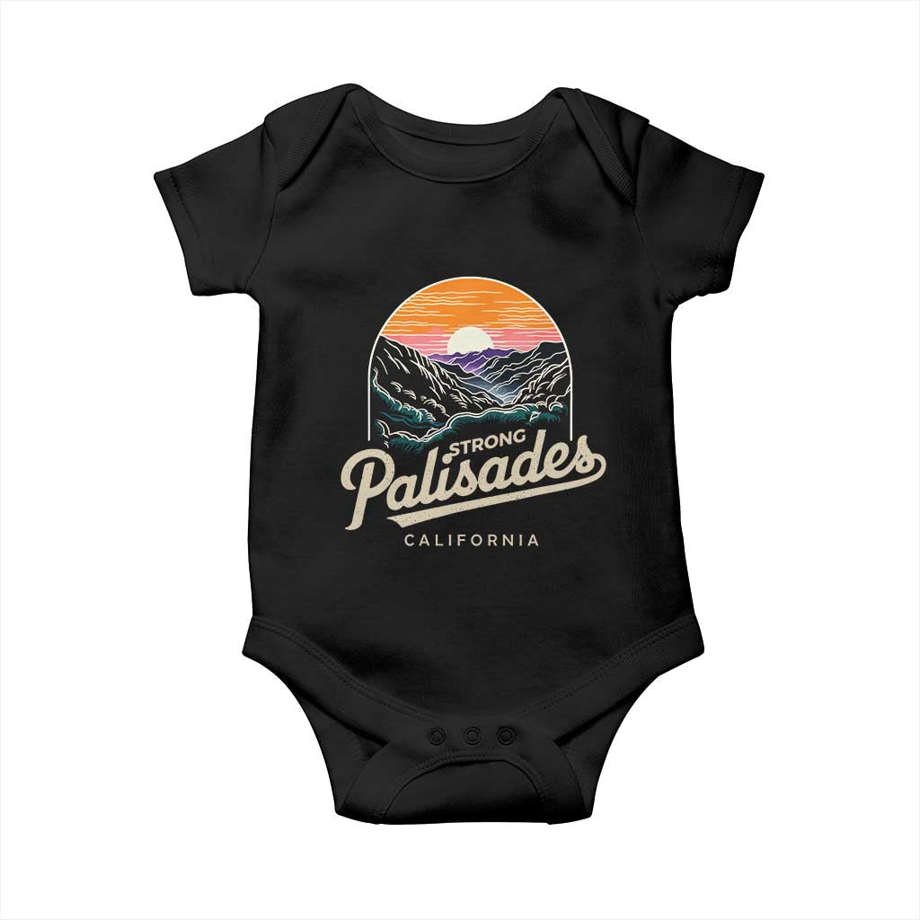 Palisades Strong Baby Onesie Support California LA Relief Vintage