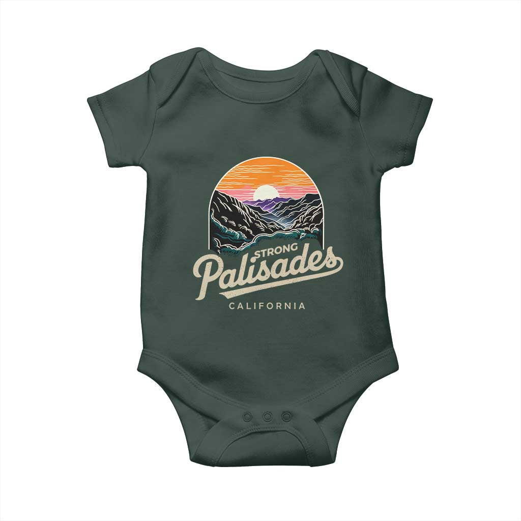 Palisades Strong Baby Onesie Support California LA Relief Vintage