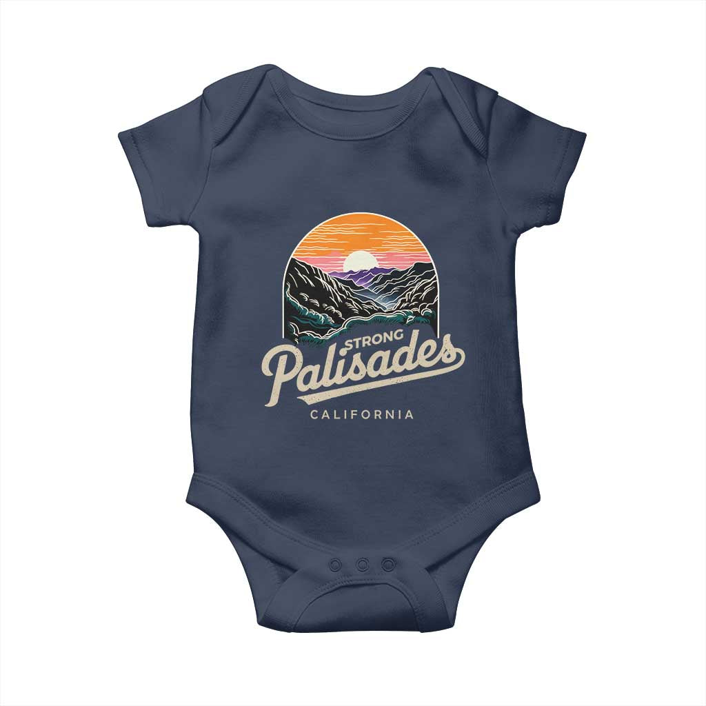 Palisades Strong Baby Onesie Support California LA Relief Vintage