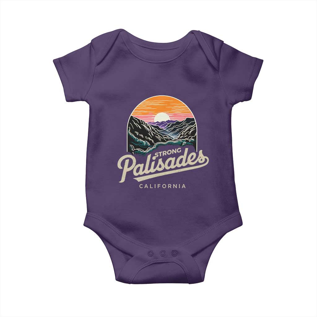 Palisades Strong Baby Onesie Support California LA Relief Vintage