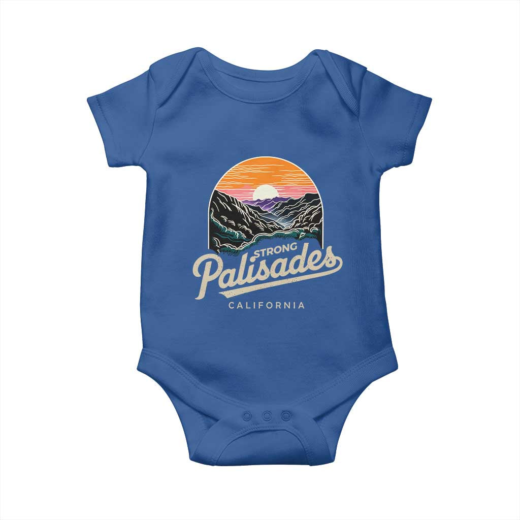 Palisades Strong Baby Onesie Support California LA Relief Vintage