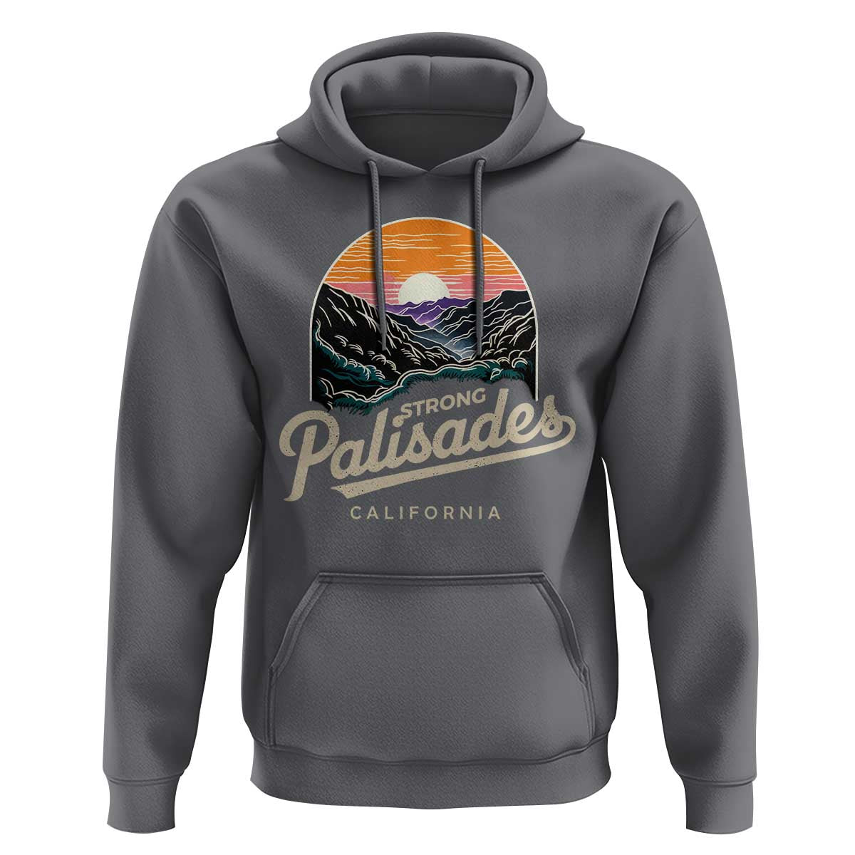 Palisades Strong Hoodie Support California LA Relief Vintage