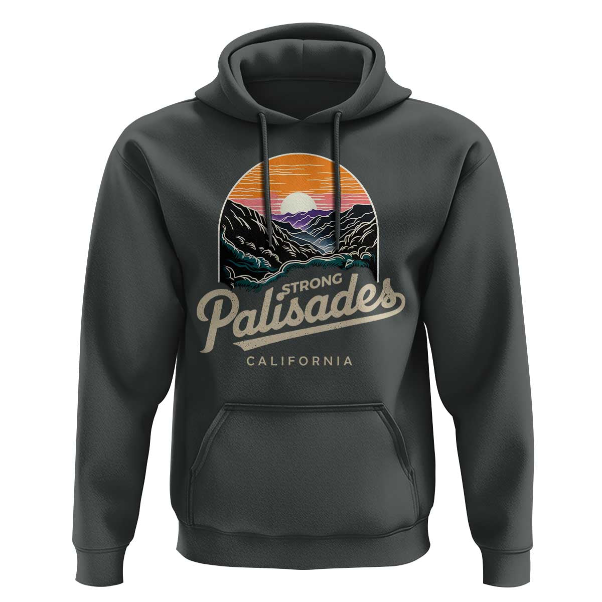 Palisades Strong Hoodie Support California LA Relief Vintage