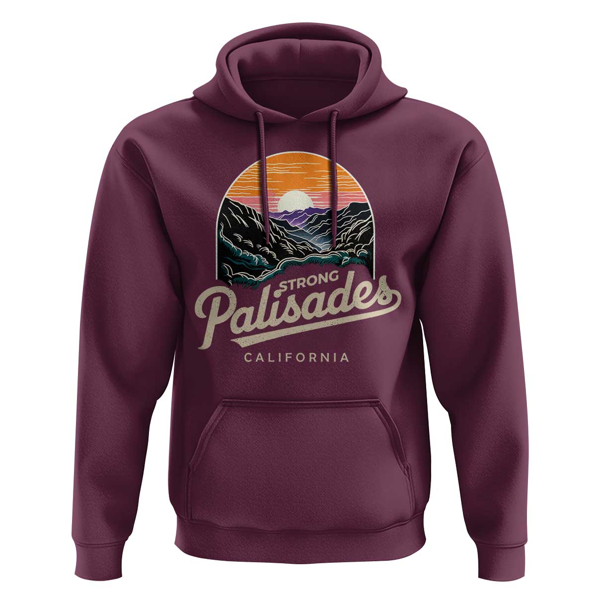 Palisades Strong Hoodie Support California LA Relief Vintage