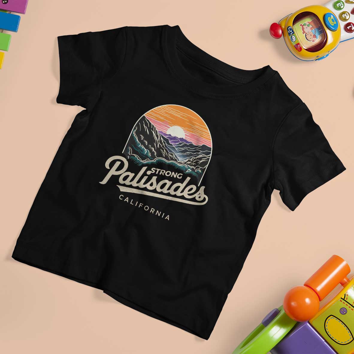 Palisades Strong T Shirt For Kid Support California LA Relief Vintage