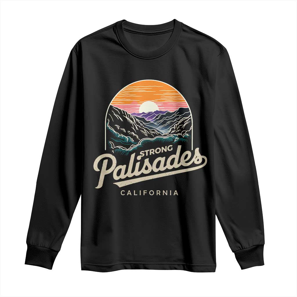 Palisades Strong Long Sleeve Shirt Support California LA Relief Vintage