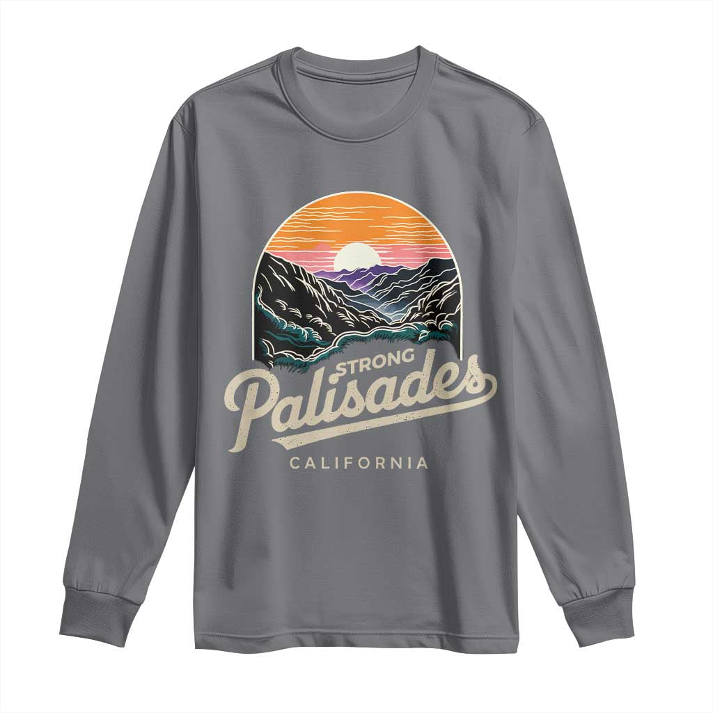 Palisades Strong Long Sleeve Shirt Support California LA Relief Vintage