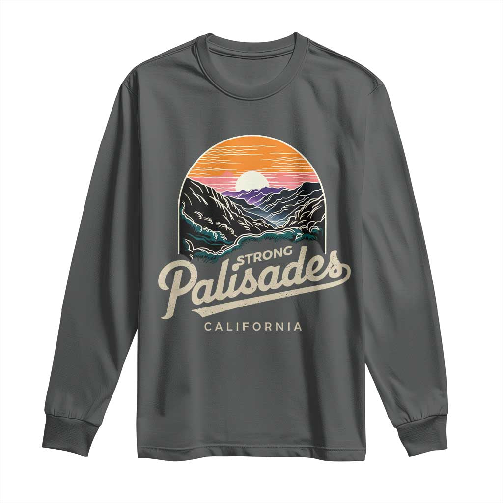 Palisades Strong Long Sleeve Shirt Support California LA Relief Vintage