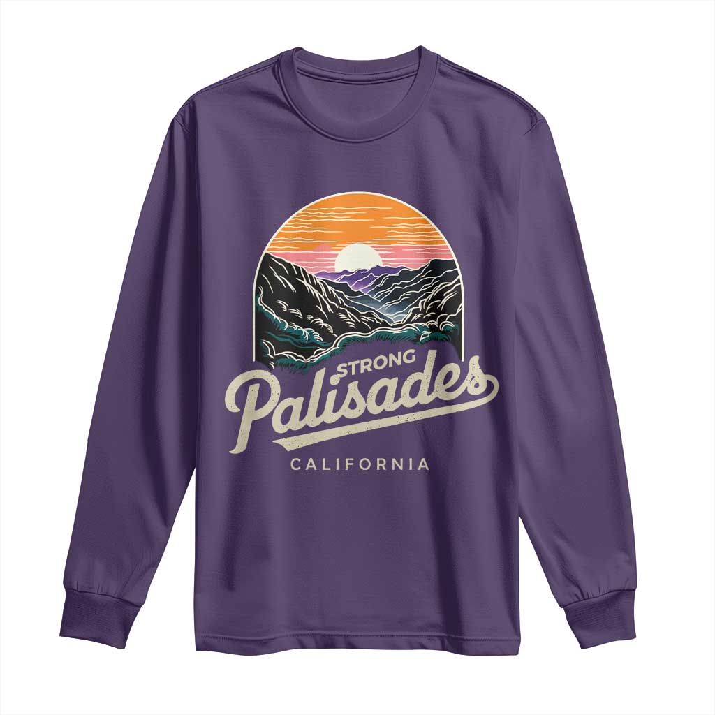 Palisades Strong Long Sleeve Shirt Support California LA Relief Vintage