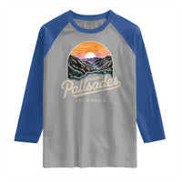 Palisades Strong Raglan Shirt Support California LA Relief Vintage