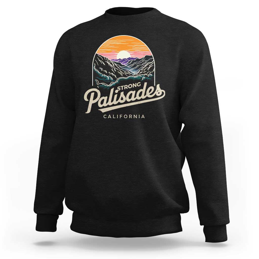 Palisades Strong Sweatshirt Support California LA Relief Vintage