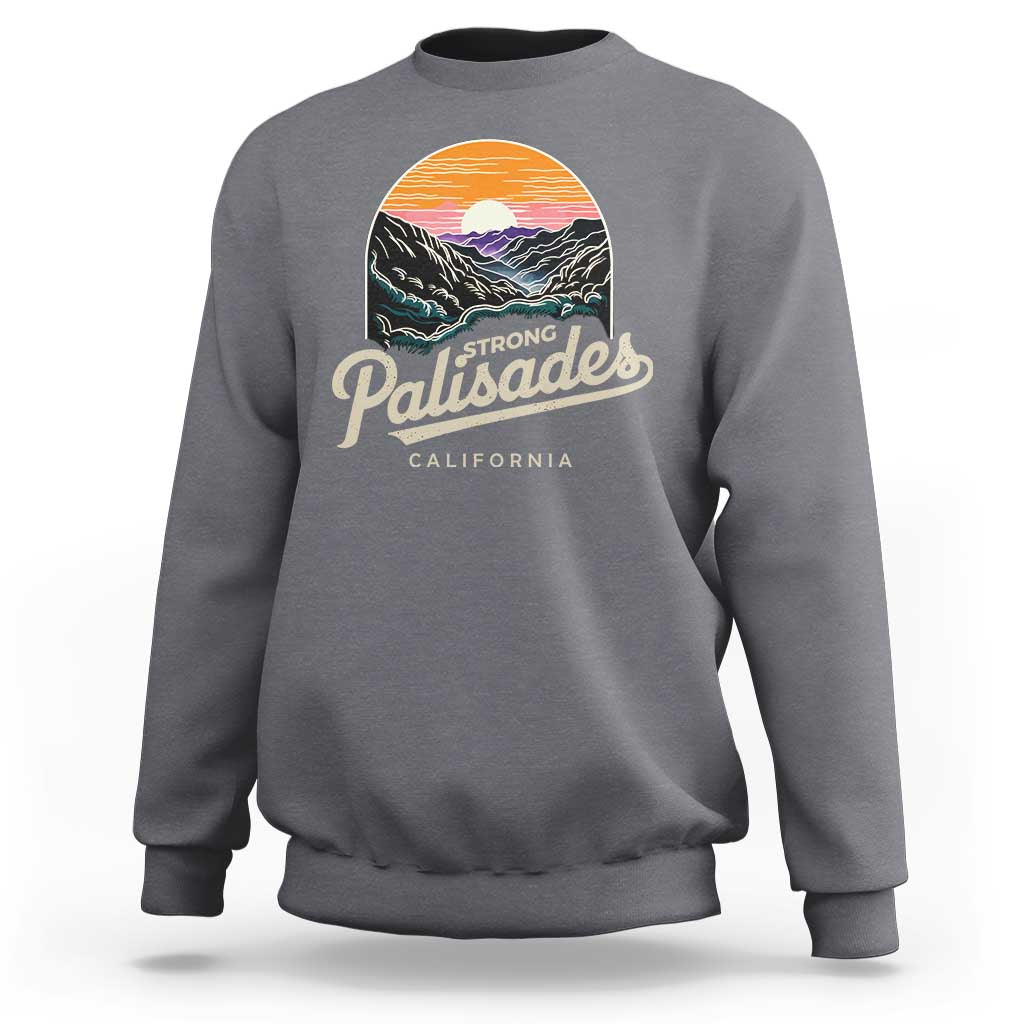 Palisades Strong Sweatshirt Support California LA Relief Vintage