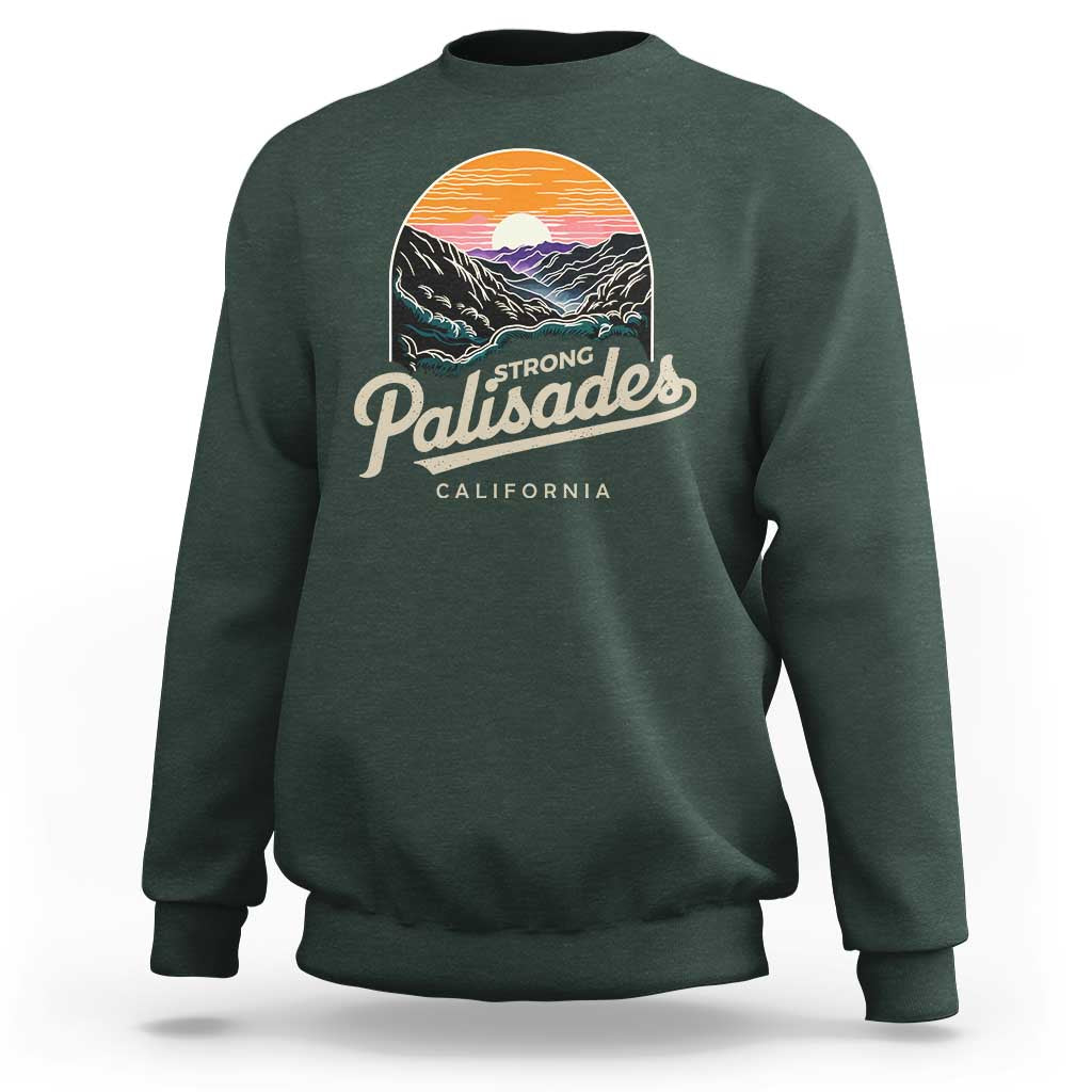 Palisades Strong Sweatshirt Support California LA Relief Vintage