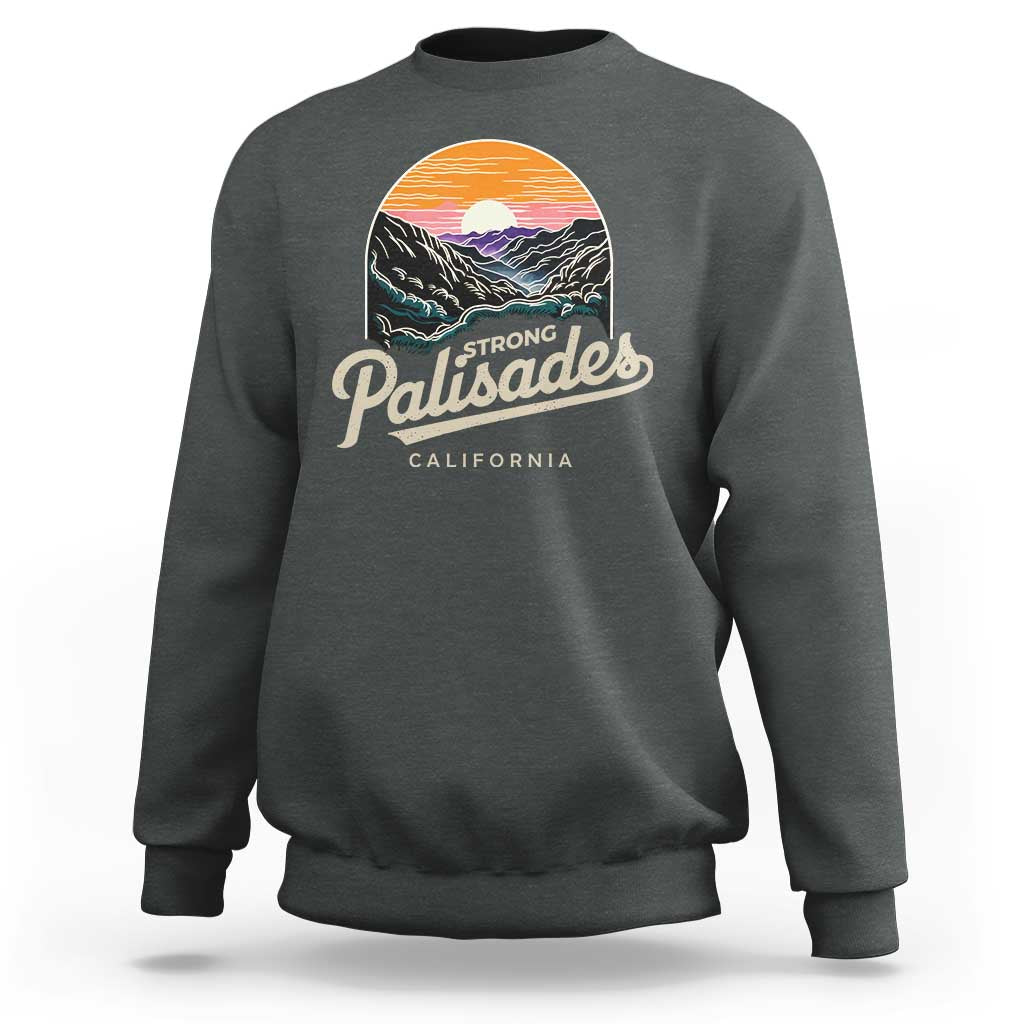 Palisades Strong Sweatshirt Support California LA Relief Vintage