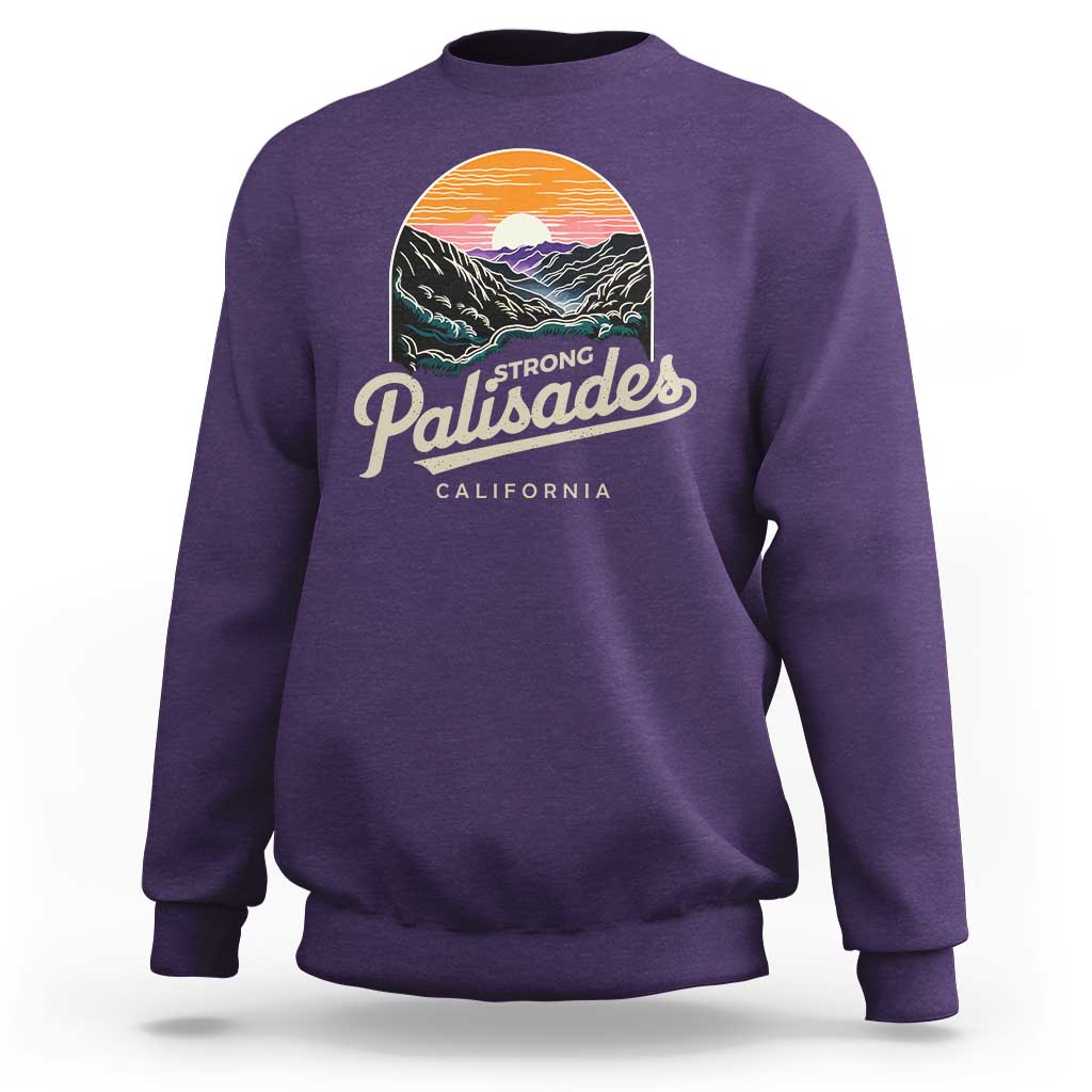 Palisades Strong Sweatshirt Support California LA Relief Vintage