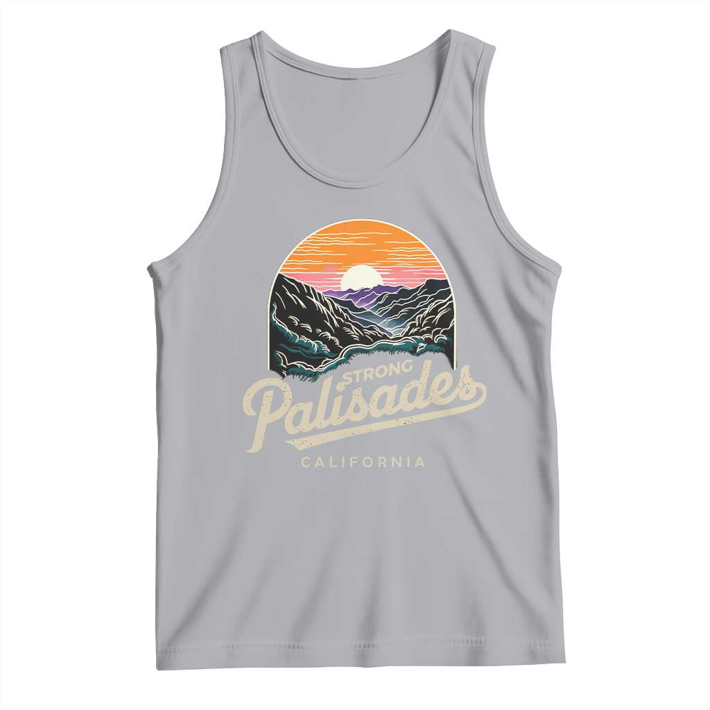 Palisades Strong Tank Top Support California LA Relief Vintage