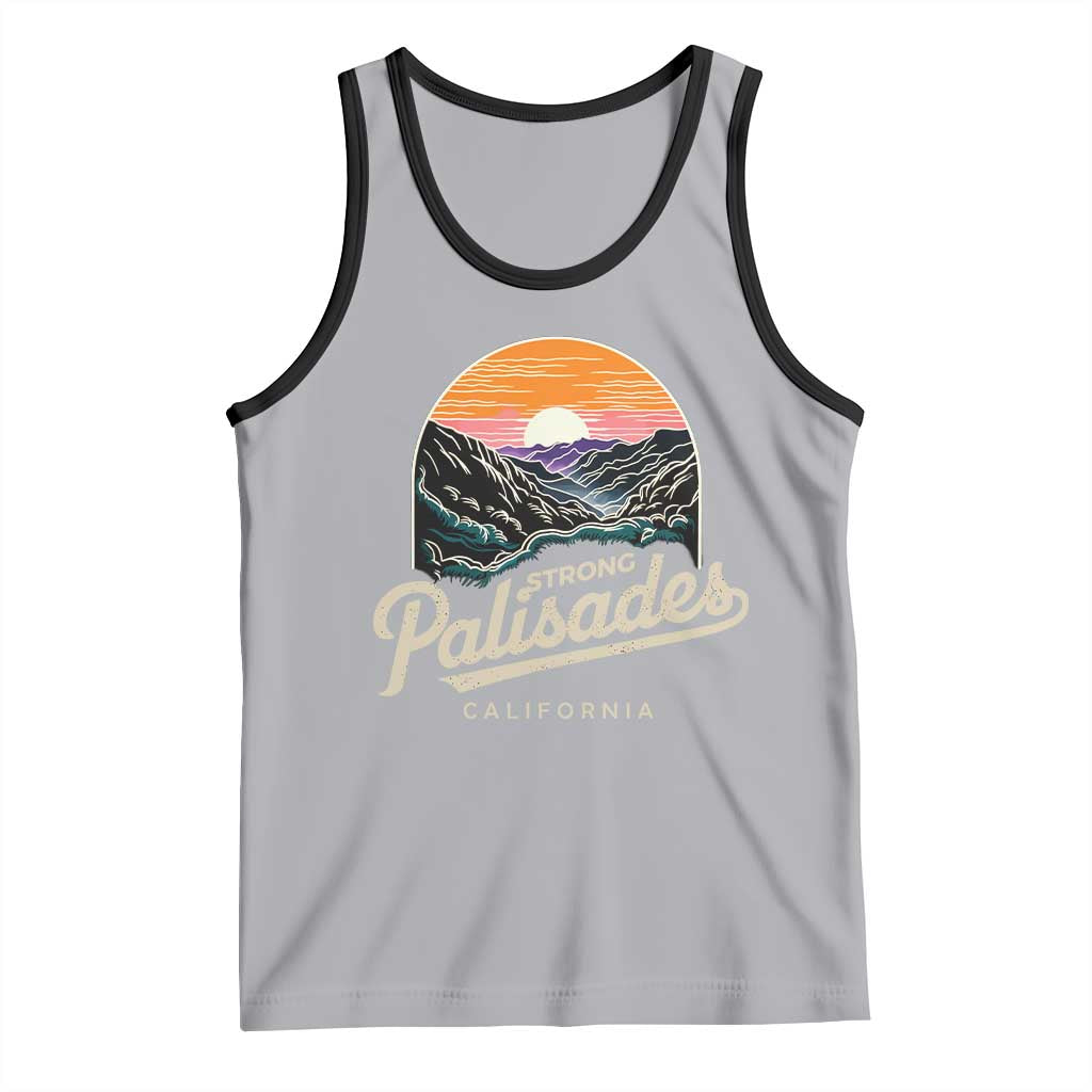 Palisades Strong Tank Top Support California LA Relief Vintage