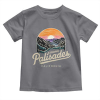 Palisades Strong Toddler T Shirt Support California LA Relief Vintage