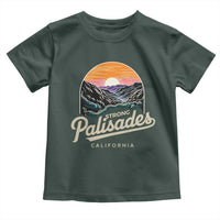 Palisades Strong Toddler T Shirt Support California LA Relief Vintage