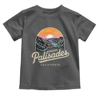 Palisades Strong Toddler T Shirt Support California LA Relief Vintage