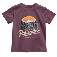 Palisades Strong Toddler T Shirt Support California LA Relief Vintage