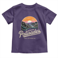 Palisades Strong Toddler T Shirt Support California LA Relief Vintage